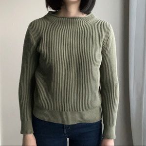 J.Crew Women’s Ribbed Cotton Rollneck Pullover Sweater XS